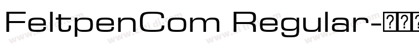 FeltpenCom Regular字体转换
